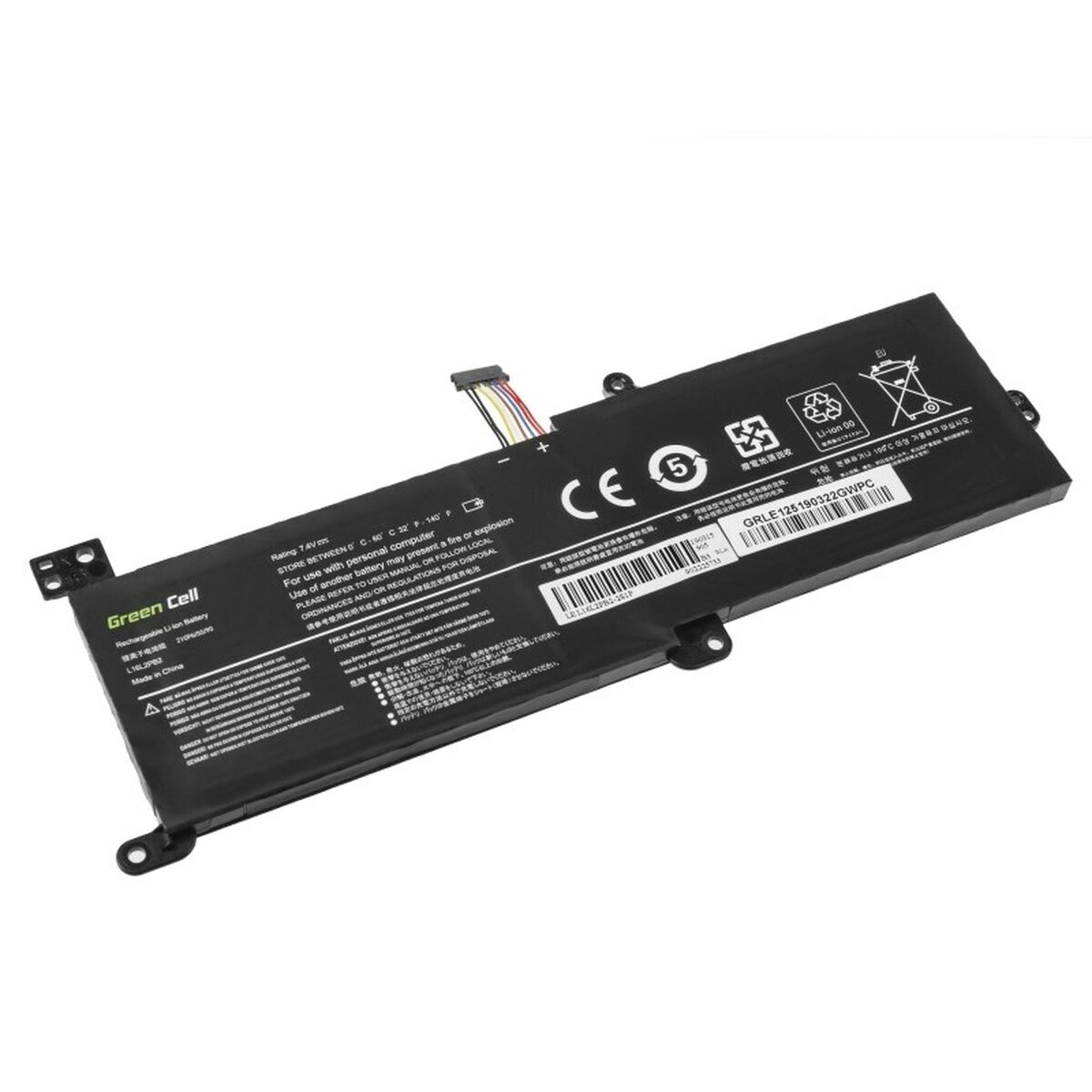 Laptopbatteri Green Cell LE125 Svart 3500 mAh